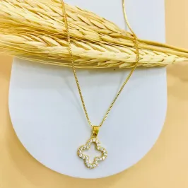 Colar trevo da sorte