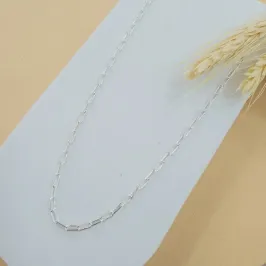Corrente cartier banho em prata