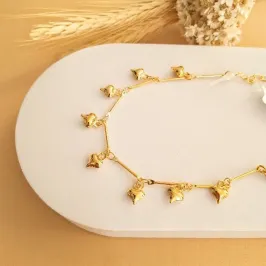 Pulseira corações lisos
