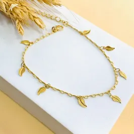Tornozeleira Folhas Pequenas