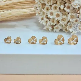 Trio Coração com Ponto de Luz