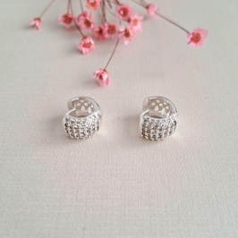 Argolinha cravejada 5 fileiras