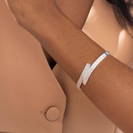Bracelete cravejado zircônias