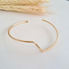 Bracelete luxo detalhe em Z