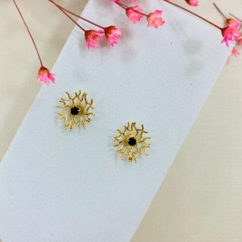 Brinco galhos orgânicos black