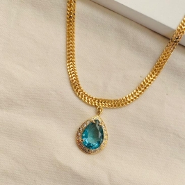 Choker elegance pedra cravejada