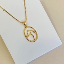 Colar cavalo em círculo