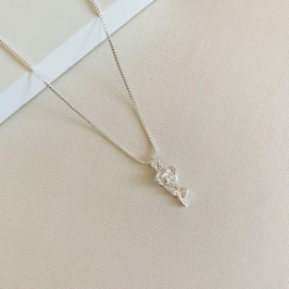 Colar Flor Rosa delicada