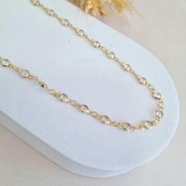 Gargantilha cristais