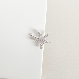 Piercing Fake Estrela do Mar cravejado