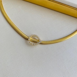 Pulseira alemã gota cravejada