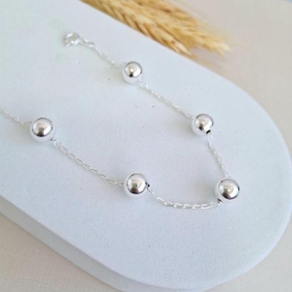 Pulseira com bolinhas