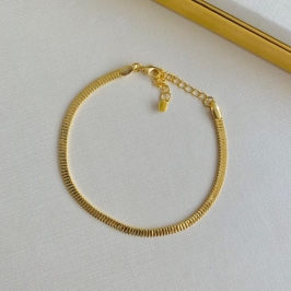 Pulseira luxo fita detalhes