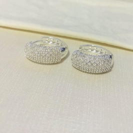 Argola cravejada luxuosa G