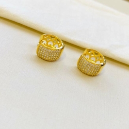 Argolinha cravejada 6 fileiras