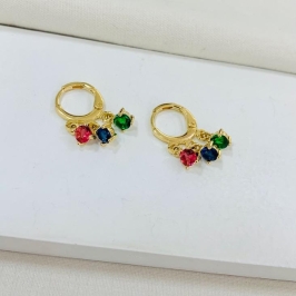 Argolinha zirconias colors