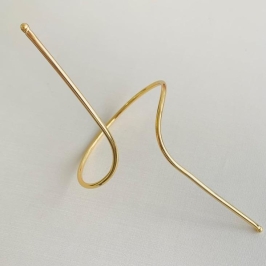 Bracelete luxo aro de duas pontas