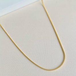 Corrente rabo de rato diamantada