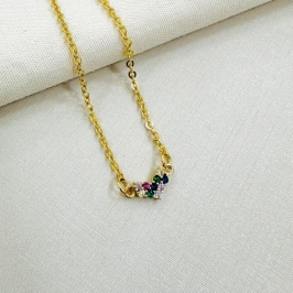 Pulseira Infantil mini Coração Colors