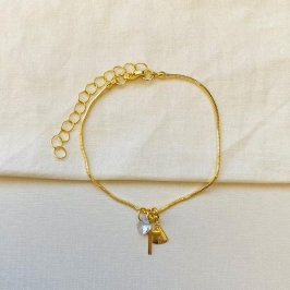 Pulseira nossa senhora-cruz-ponto de luz