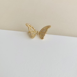 Anel Borboleta Max Cravejada