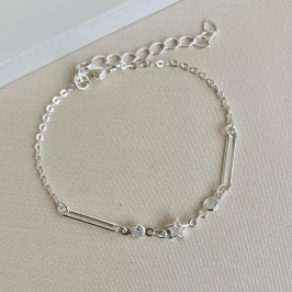 Pulseira ponto de luz e estrela