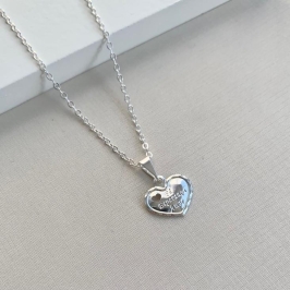 Colar coração fé/esperaça/amor