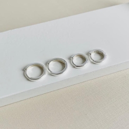 Dupla argolinha lisa