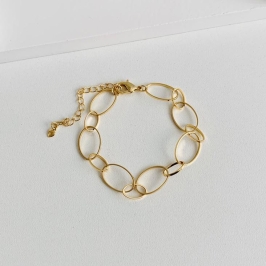 Pulseira elos ovais