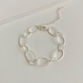 Pulseira elos ovais