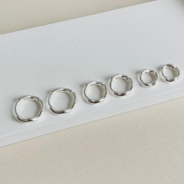 Trio argolinha onda lisa