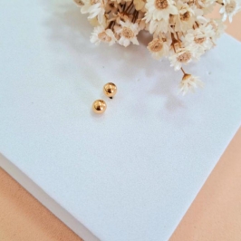 Brinco Bolinha Gold P