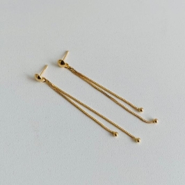 Brinco venezianas com bolinha