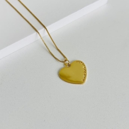 Colar coração amor verdadeiro