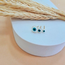 Trio sorte olho grego redondo