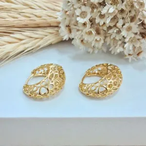 Argola contemporâneo elegante