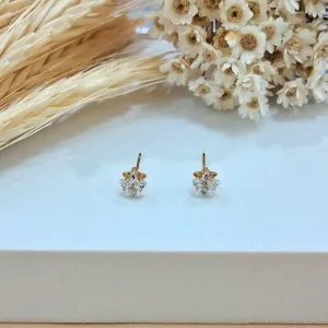 Brinco estrela de zircônia