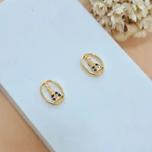 Brinco nossa senhora oval