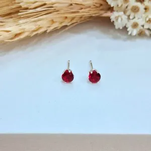 Brinco ponto de luz vermelho g