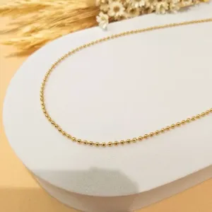 Choker charme gold bolinhas p