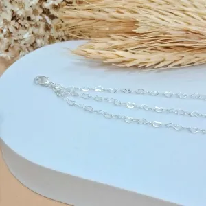 Pulseira tripla elos corações