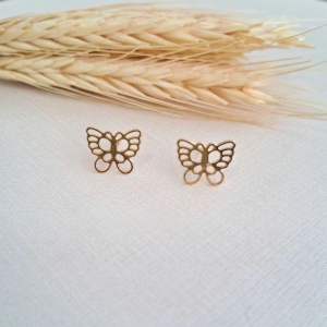 Brinco borboleta orgânica