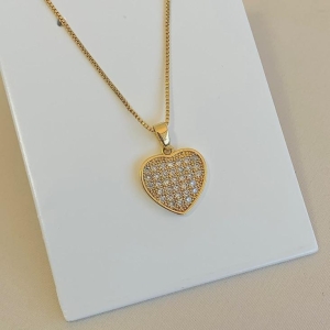 Colar amor dourado
