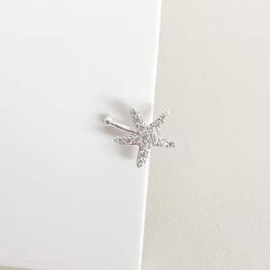 Piercing Fake Estrela do Mar cravejado
