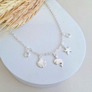 Tornozeleira fundo do mar