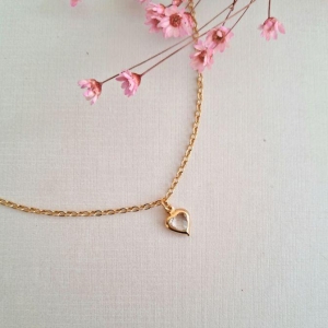 Tornozeleira Coração Ponto de Luz