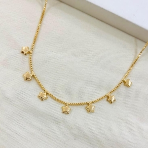 Choker estrelas minis lisas