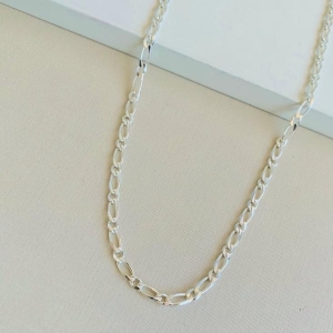 Corrente gurmet um elo longo e um curto