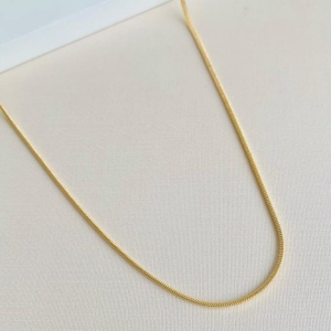 Corrente rabo de rato diamantada