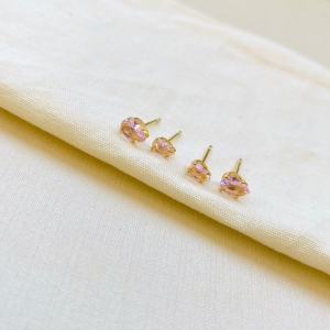 Dupla gota rose dourada